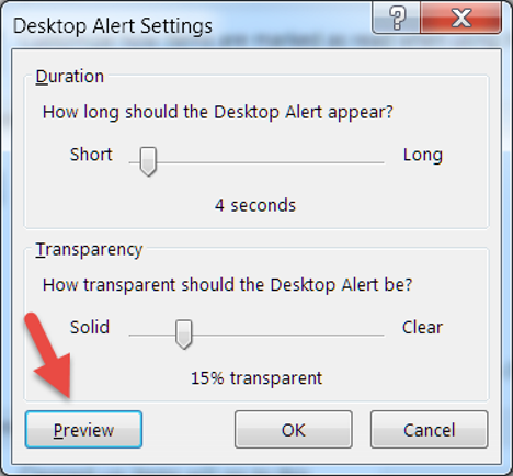 Adjusting Outlook incoming email alerts – One Minute Office Magic