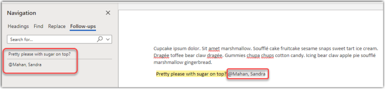 Tracking action items in a Microsoft Word web document – One Minute ...