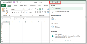 Using Tell Me Feature Using the Tell Me feature in Microsoft Office – One Minute Office Magic