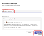 Linking to a forwarded message in Microsoft Teams – One Minute Office Magic