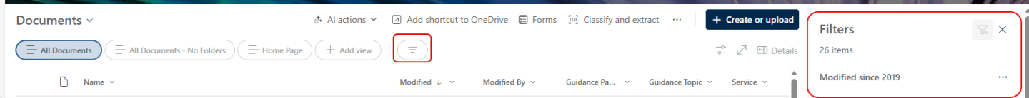 New user interface for SharePoint document libraries – One Minute ...