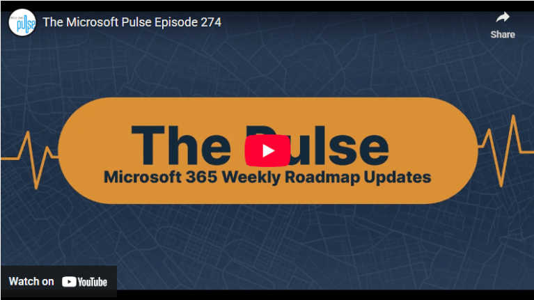 Microsoft 365 Pulse Roadmap webcast – Episode 274 – One Minute Office Magic