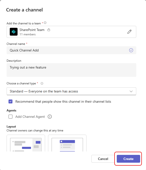 Adding channels quickly in your Microsoft Teams workspaces – One Minute ...